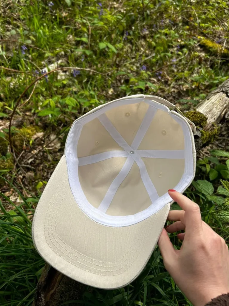 Inside the cream cap