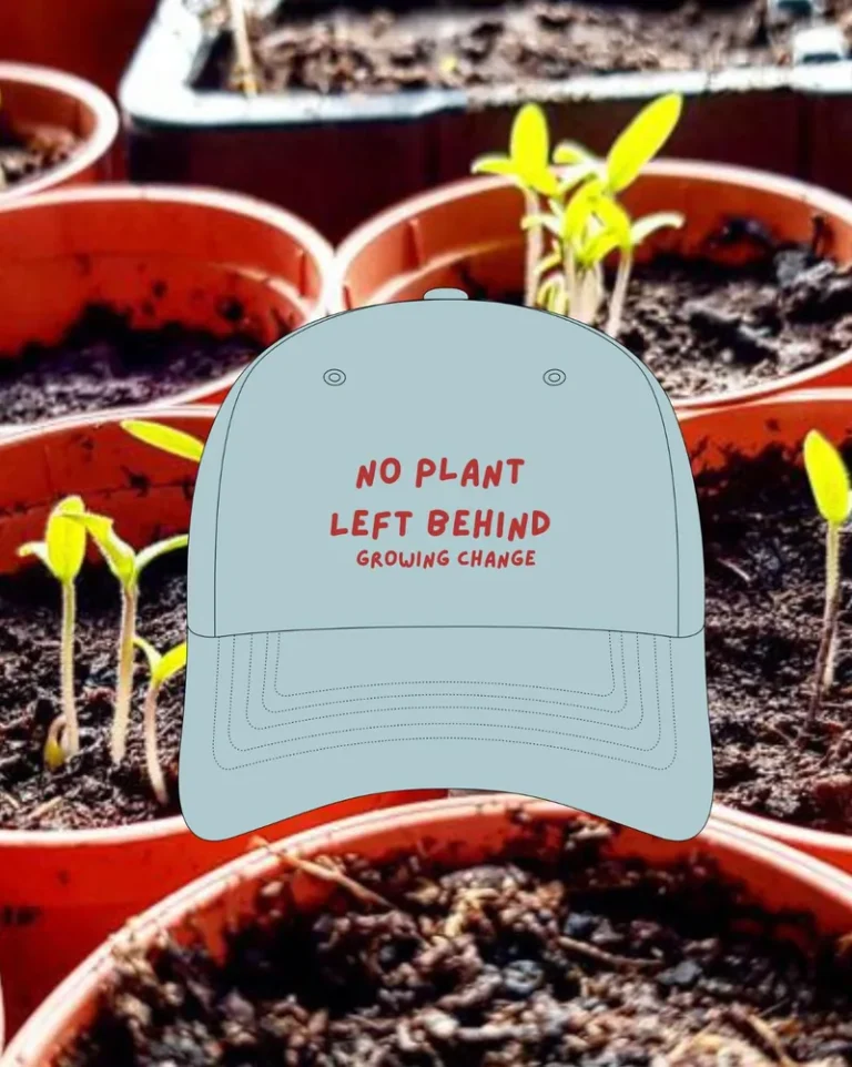 The blue Growing Change cap