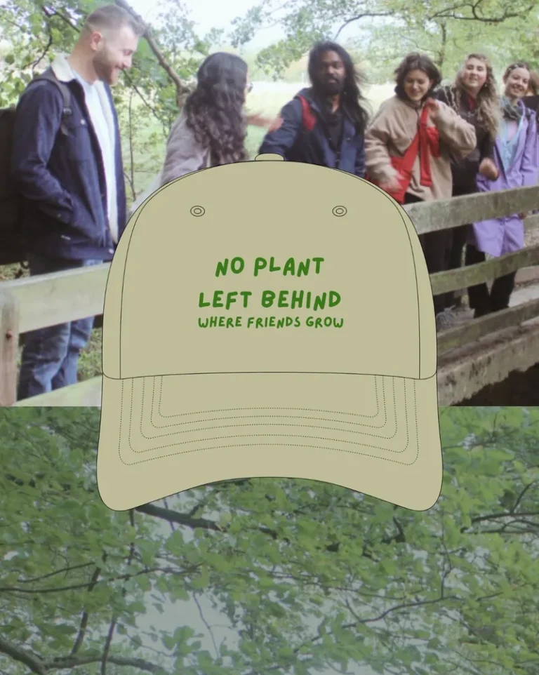 The light green Where Friends Grow cap
